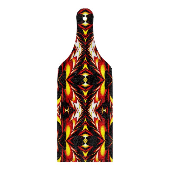Abstraktes Glassbrett Paddel Schneidebrett (Vorderseite)