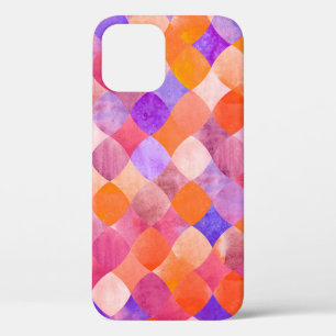 Abstraktes Glitter-Wasserfarben-Geometrie-Muster Case-Mate iPhone Hülle