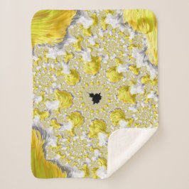 Abstraktes Gold-Fraktal Sherpadecke