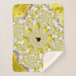 Abstraktes Gold-Fraktal Sherpadecke