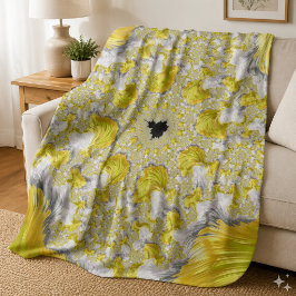 Abstraktes Gold-Fraktal Sherpadecke