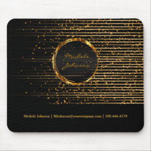 Abstraktes Golden Star-Lichtdesign Mousepad