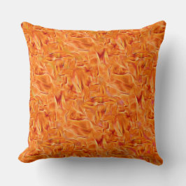 Abstraktes goldenes Tamarin mit gekreuzten Beinen, Kissen