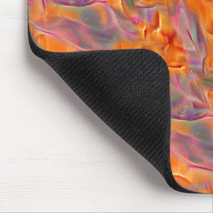 Abstraktes goldenes Tamarin mit gekreuzten Beinen Mousepad