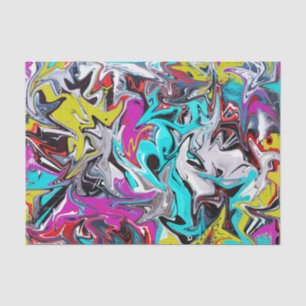 Abstraktes Graffiti  Seidenpapier