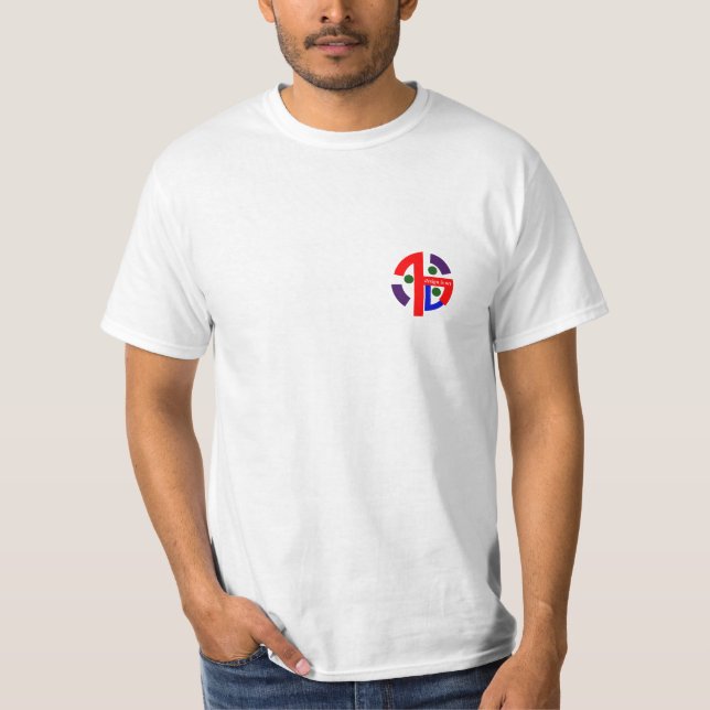 Abstraktes grafisches T-Shirt (Vorderseite)