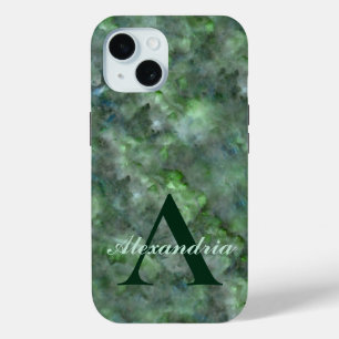 Abstraktes Granit-Monogramm Case-Mate iPhone Hülle