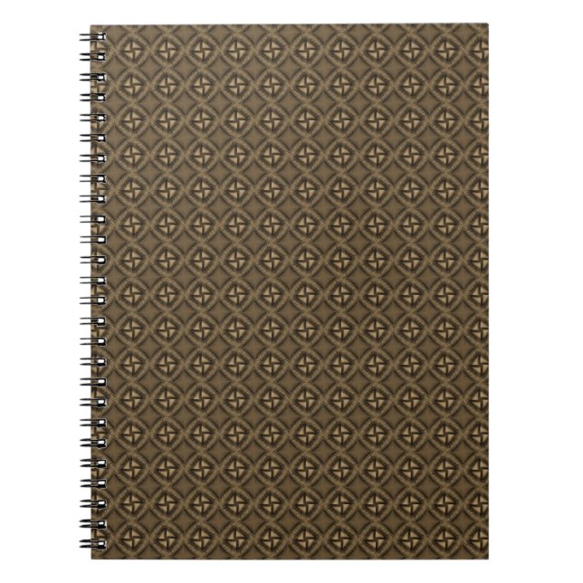 Abstraktes graues Muster Notizblock (Vorderseite)