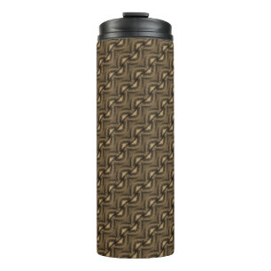 Abstraktes graues Muster Thermosbecher