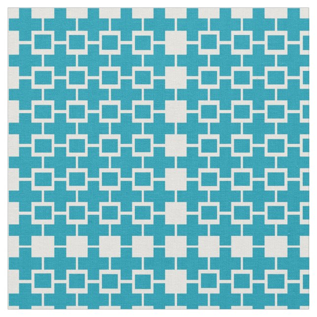 Abstraktes Green Cube Square Stoff (Nahaufnahme)