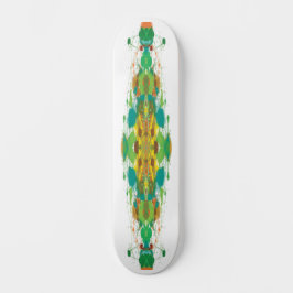 Abstraktes Green Skateboard Deck