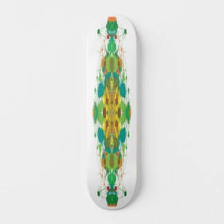 Abstraktes Green Skateboard Deck