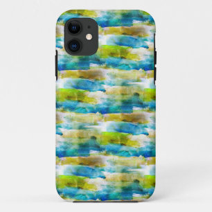 abstraktes Grün, blau Case-Mate iPhone Hülle