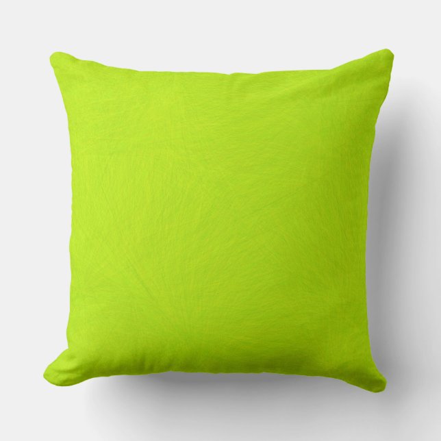 Abstraktes Grün Limon Kissen (Vorderseite)
