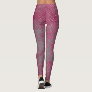 Abstraktes Grundierleder Leggings