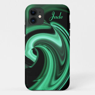 Abstraktes grünes Herz iPhone 5 Fall *Personalisie Case-Mate iPhone Hülle