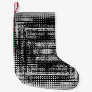 abstraktes Grunge-Hintergrund-Muster abstrakt, Kleiner Weihnachtsstrumpf