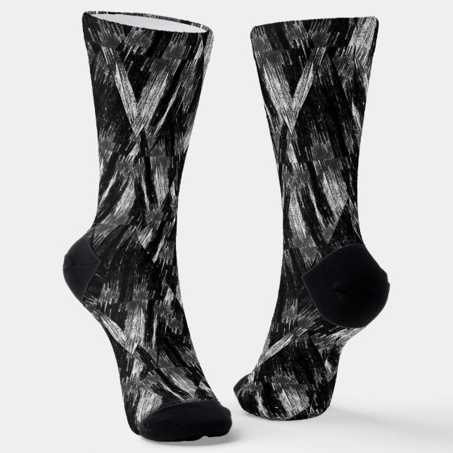 Abstraktes Grunge-Muster. Socken (Gewinkelt)