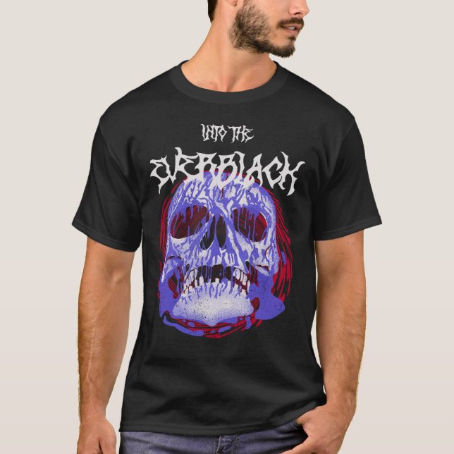 Abstraktes Grunge-Schädelblütler | T-Shirt (Vorderseite)