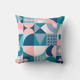 Abstraktes Halbjahrsmuster Kissen
