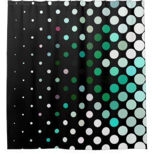 Abstraktes Halbton-Hintergrundmuster. Geometrische Duschvorhang
