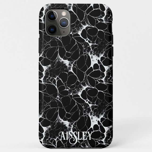 Abstraktes Halloween und  3D Spiderweb Case-Mate iPhone Hülle (Rückseite)