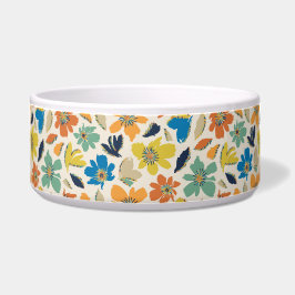 Abstraktes handgezeichnetes Boho-Blumenmuster Napf