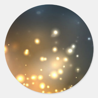 Abstraktes Helle Runder Aufkleber