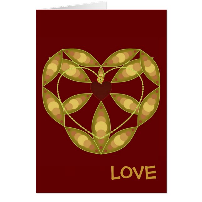 Abstraktes Herz (Vorne)