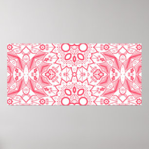 Abstraktes Hintergrundbild und muster3d Poster
