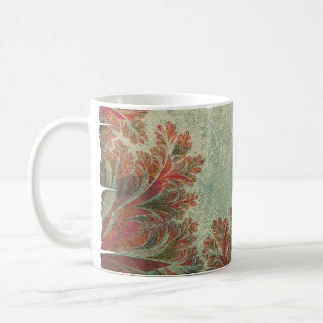 Abstraktes Hintergrundtemplate Kaffeetasse (Links)