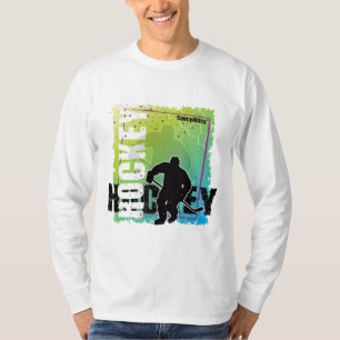 Abstraktes Hockey (Mann) T-Shirt