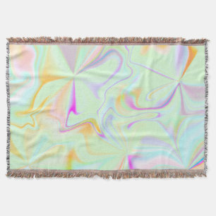Abstraktes Hologramm-Faux-farbenfrohes Muster Decke