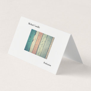 Abstraktes Holz Schwarz-weiß Minimalistisch Modern Visitenkarten