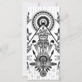 Abstraktes Indianerstamm