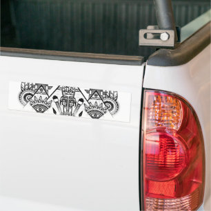 Abstraktes Indianerstamm Autoaufkleber