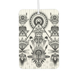 Abstraktes Indianerstamm Autolufterfrischer