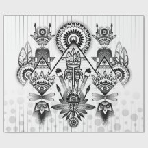 Abstraktes Indianerstamm