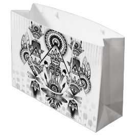 Abstraktes Indianerstamm Große Geschenktüte