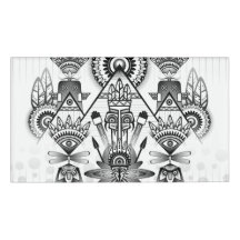 Abstraktes Indianerstamm