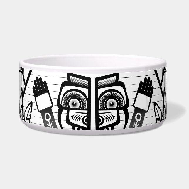 Abstraktes Indianerstamm Napf (Vorderseite)