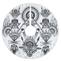 Abstraktes Indianerstamm