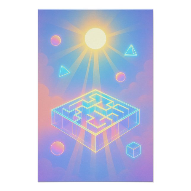Abstraktes Indie-Spiel 2025 Poster (Vorderseite)