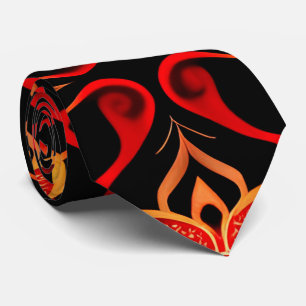 Abstraktes indonesisches Batik-Muster Krawatte