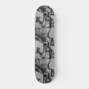 Abstraktes Industriebild Skateboard