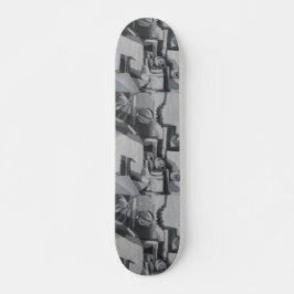 Abstraktes Industriedatum Skateboard