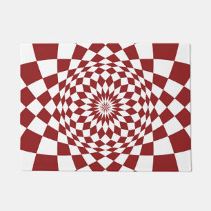 Abstraktes Innendesign Fußmatte