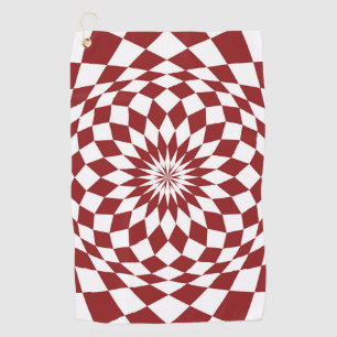 Abstraktes Innendesign Golfhandtuch