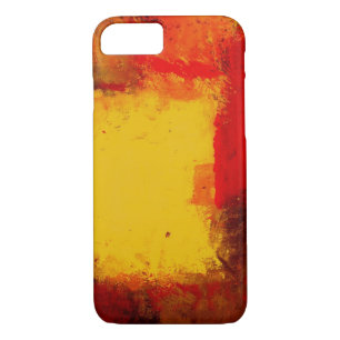 Abstraktes iPhone 7, Fall: Red Yellow Case-Mate iPhone Hülle
