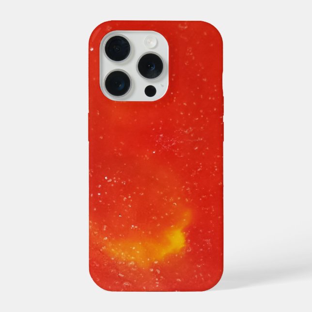 Abstraktes iPhone-Case - Glut des Feuers iPhone Hülle (Rückseite)